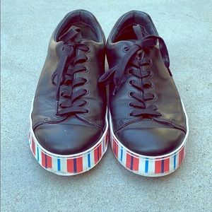 Tommy Hilfiger Leather Sneaker Black size 9